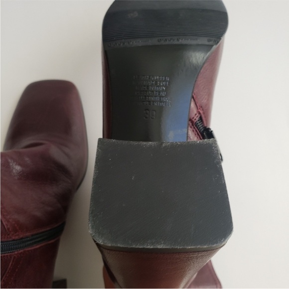 Napoleoni | Leather Wrapped Heeled Ankle Booties - Picture 12 of 15